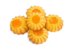 
            
                Load image into Gallery viewer, Apricot Flower Cookie
            
        